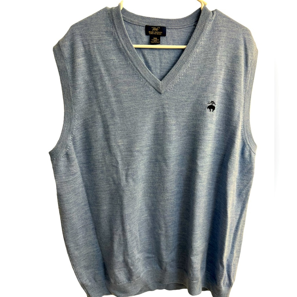 Mens Brooks Brothers Wool Vest